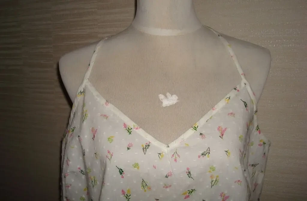 Dream Майка женская бельевая/пижамная белая в принт 16 хлопок 3