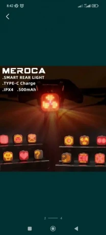 Задний фонарь для велосипеда, много режимов