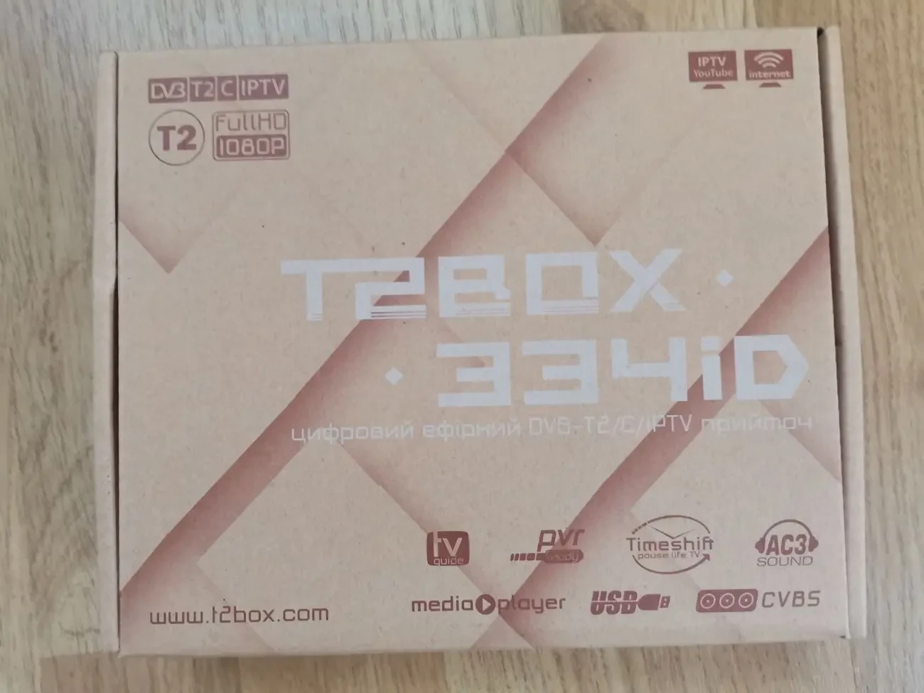 Цифровий ТВ тюнер T2BOX 334iD - Т2 Тюнер DVB-T2 IPTV 7