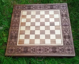 Шахова дошка з дерева 55х55см