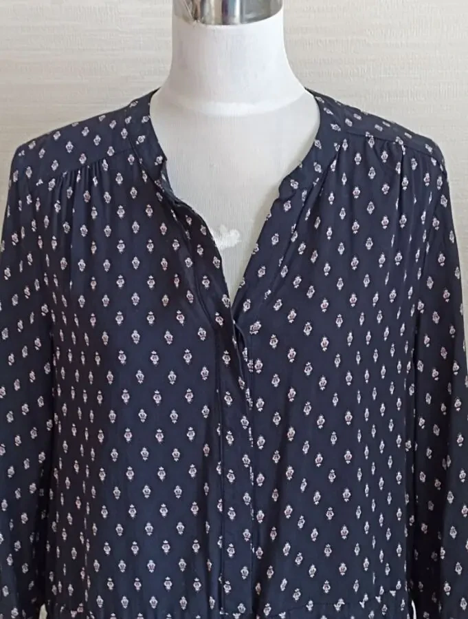 George красивое женские платье т синее в принт 48-50 вискоза 5