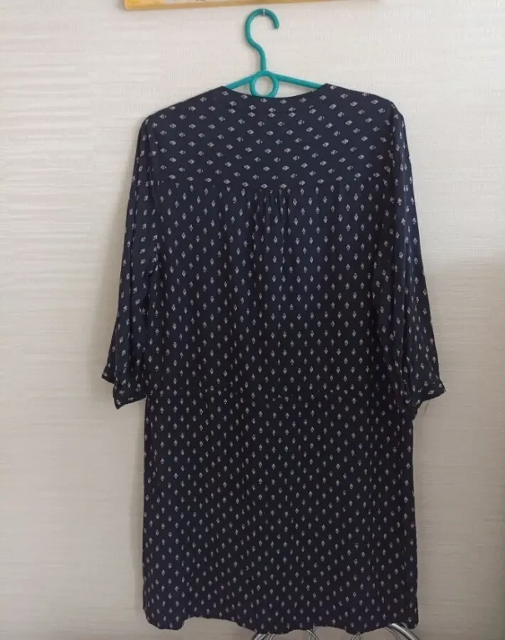 George красивое женские платье т синее в принт 48-50 вискоза 4