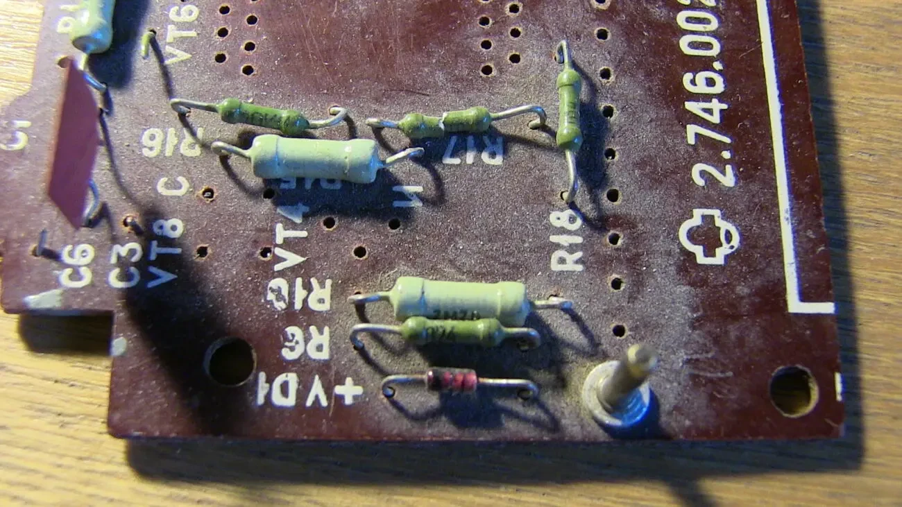 Плата индикации магнитофона Маяка 232, 233 4