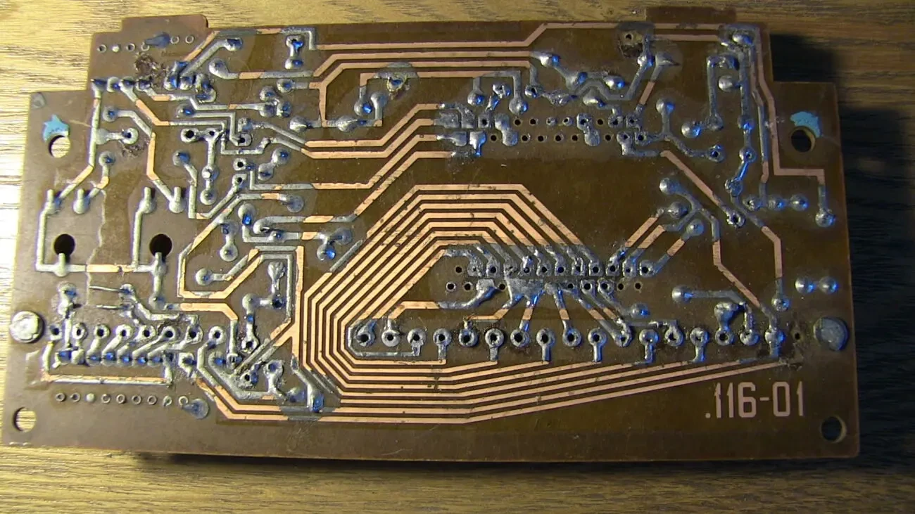 Плата индикации магнитофона Маяка 232, 233 6