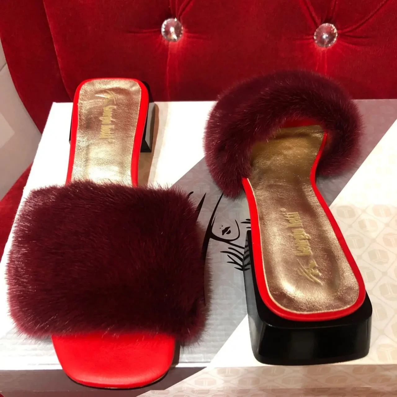 Акція!Шикарні босоніжки з натуральною норкою