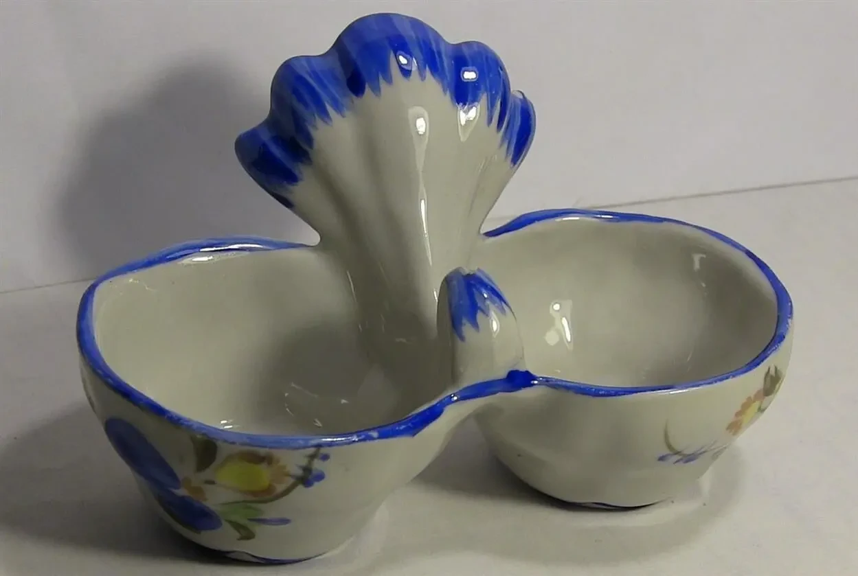 Солонка двойная, горчичнеца, соусница