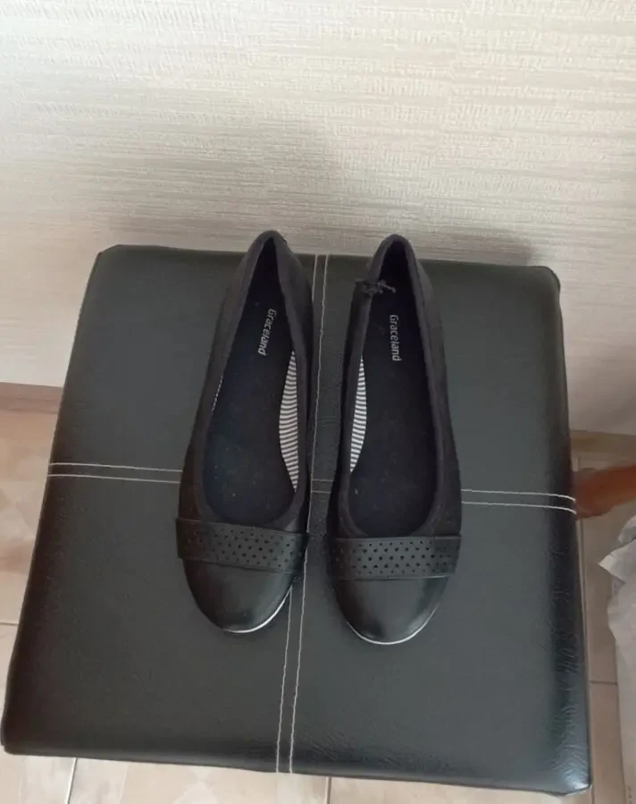 Graceland Красивые женские балетки черные 38 2