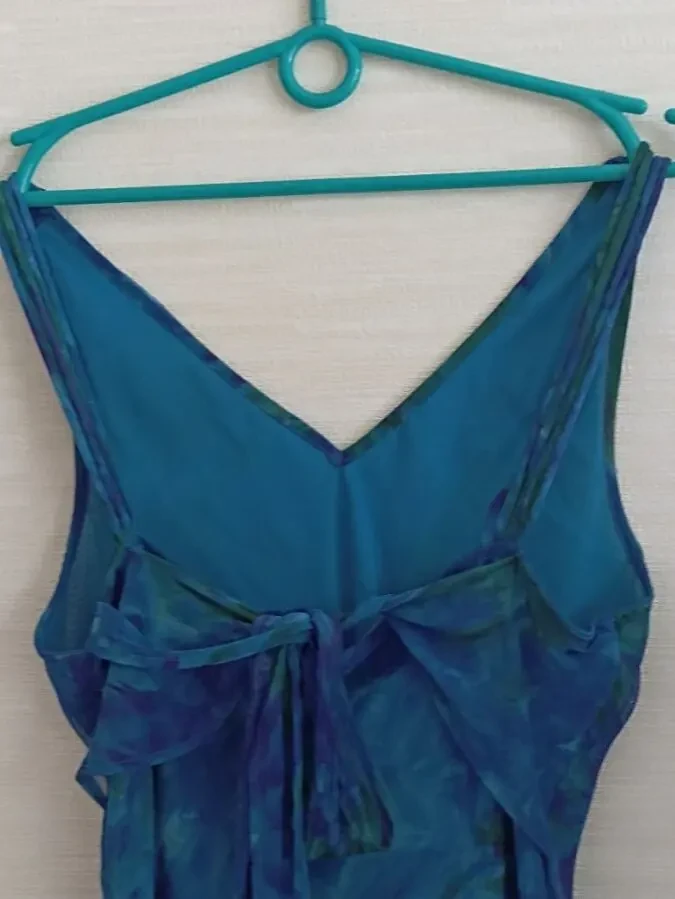 S. Roberts Красивый шифоновый женский сарафан 48 4