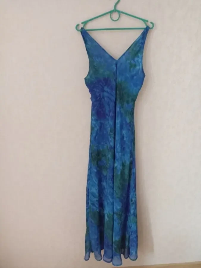 S. Roberts Красивый шифоновый женский сарафан 48 2