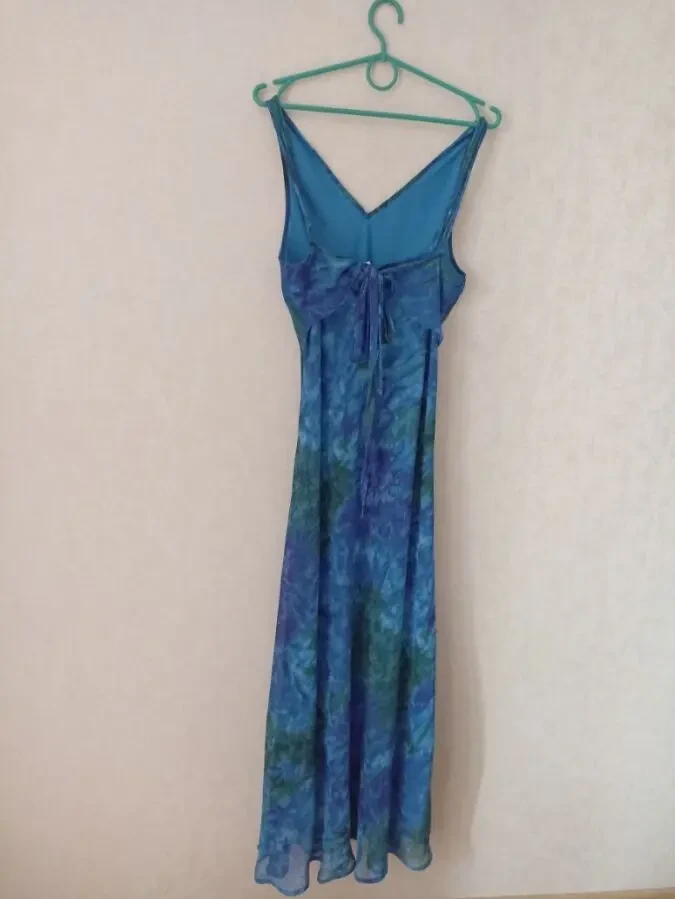 S. Roberts Красивый шифоновый женский сарафан 48 3