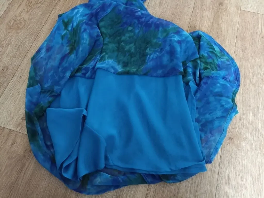 S. Roberts Красивый шифоновый женский сарафан 48 5