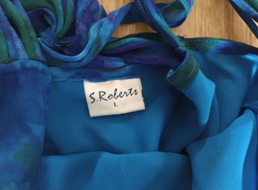 S. Roberts Красивый шифоновый женский сарафан 48 6