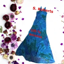 S. Roberts Красивый шифоновый женский сарафан 48