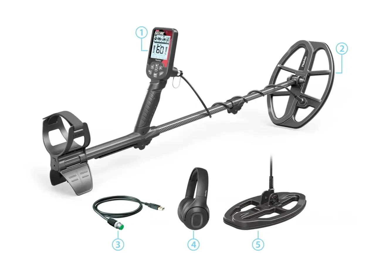 Металошукач Nokta Score 3 (Triple)  PRO Pack. 8