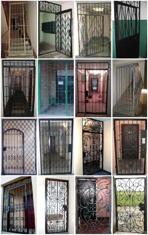 Решетчатые двери и перегородки