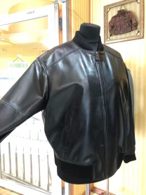 Бомбер бренд,шкіряний жіночий