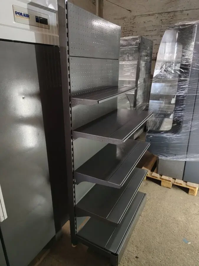 Торговий стелаж металевий односторонній 2