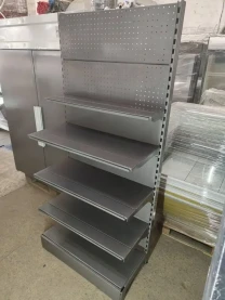 Торговий стелаж металевий односторонній