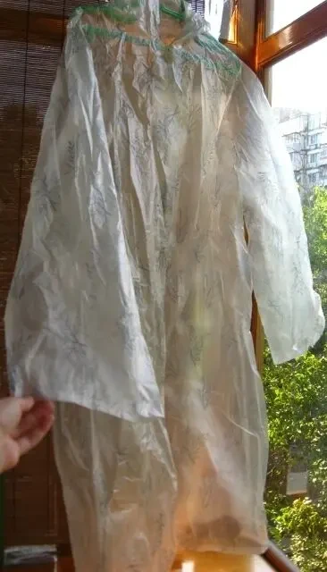 Дождевик с м 10 ветровка, молния, липучки кнопки капюшон пленка куртка