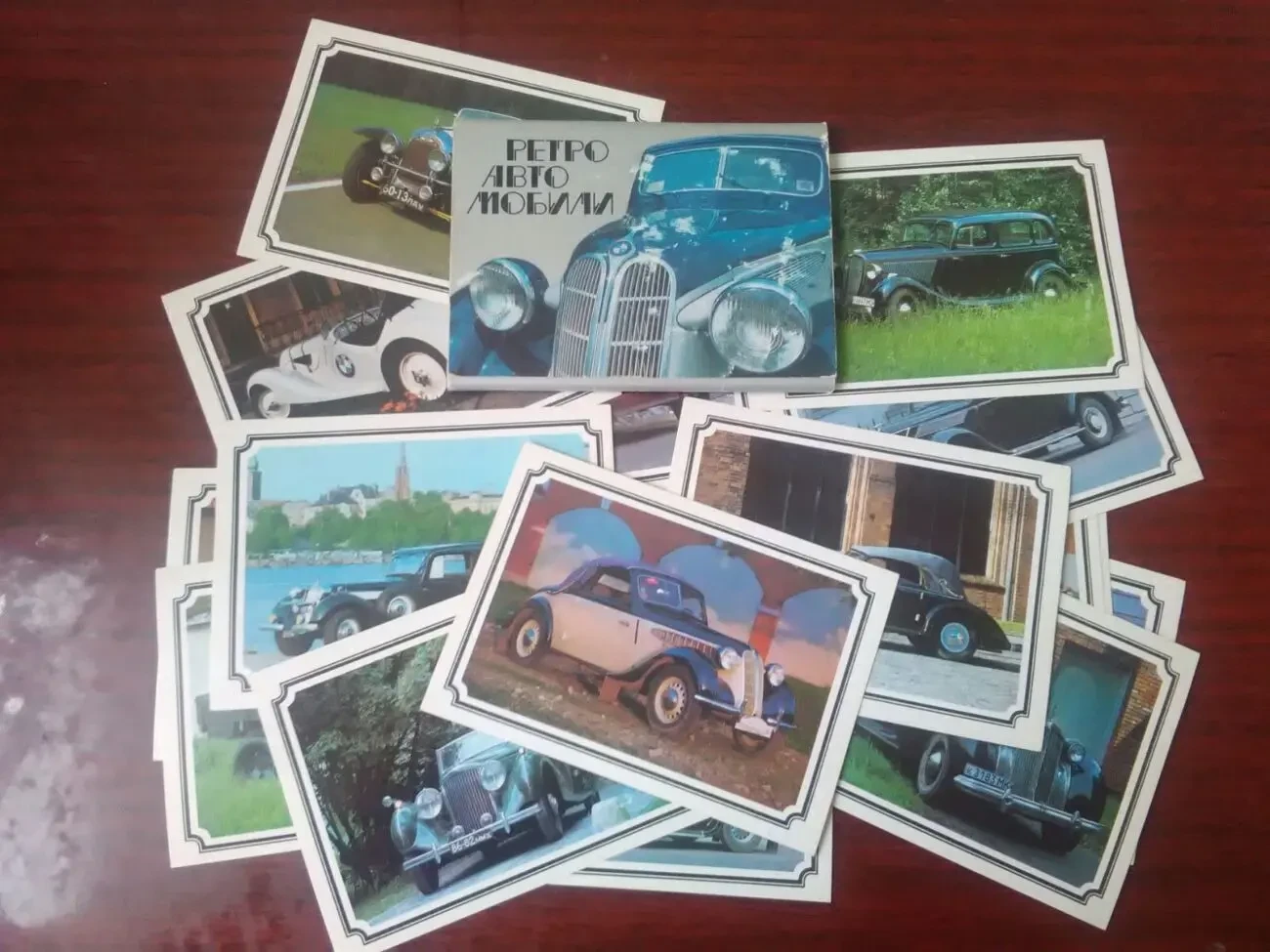 Фотооткрытки - ретро автомобили.