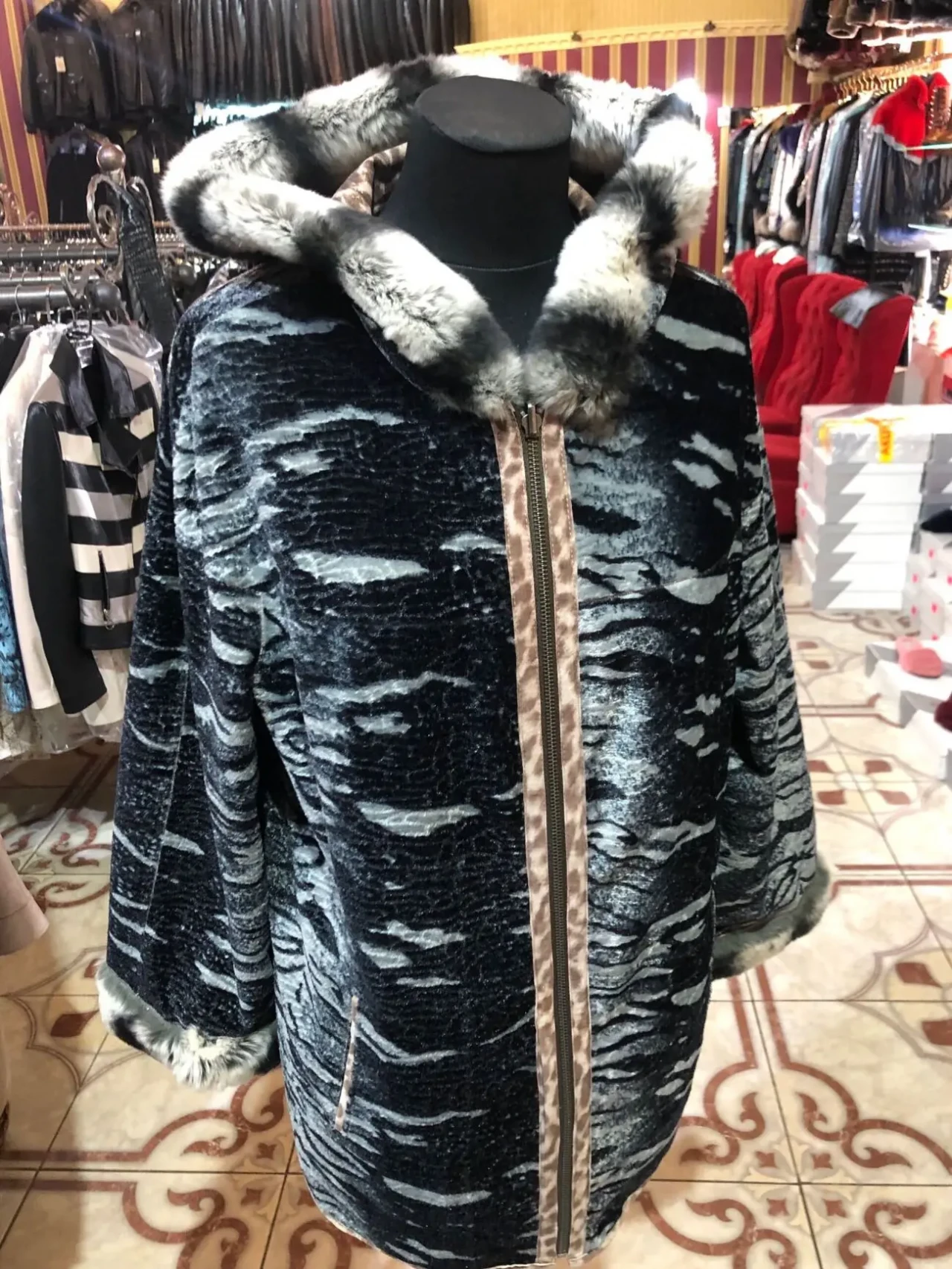 Шкіряна куртка,демі,двостороння 3