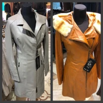 Акція!Плащі шкіряні роспродаж!