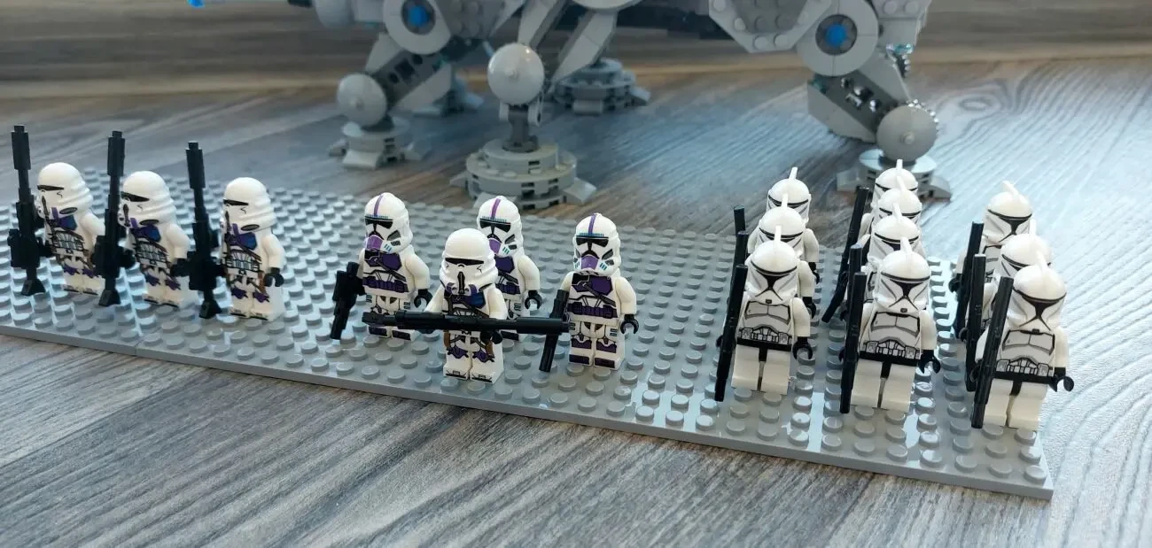 Лего ЗОРЯНІ ВІЙНИ Набір КЛОНІВ 187 легіон ЛЕГО СТАР ВАРС мініфігурки 8