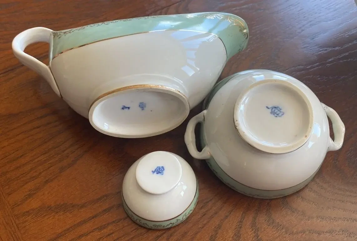 Сервиз столовый Нефритовая лента 28 предметов лфз 6