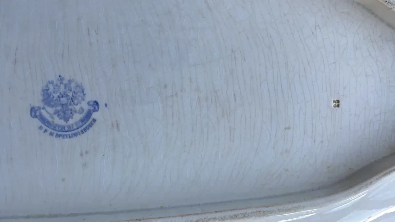 Блюдо Ирисы 63 см Кузнецов Россия 6