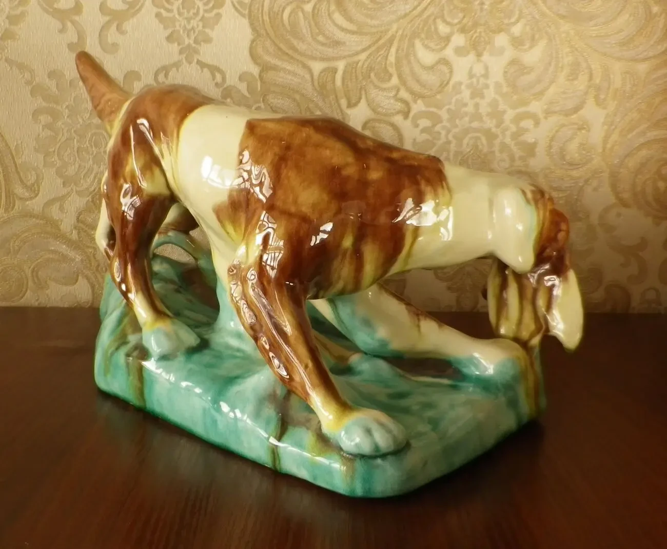 Интерьерная статуэтка Собака с дичью 30 см 4