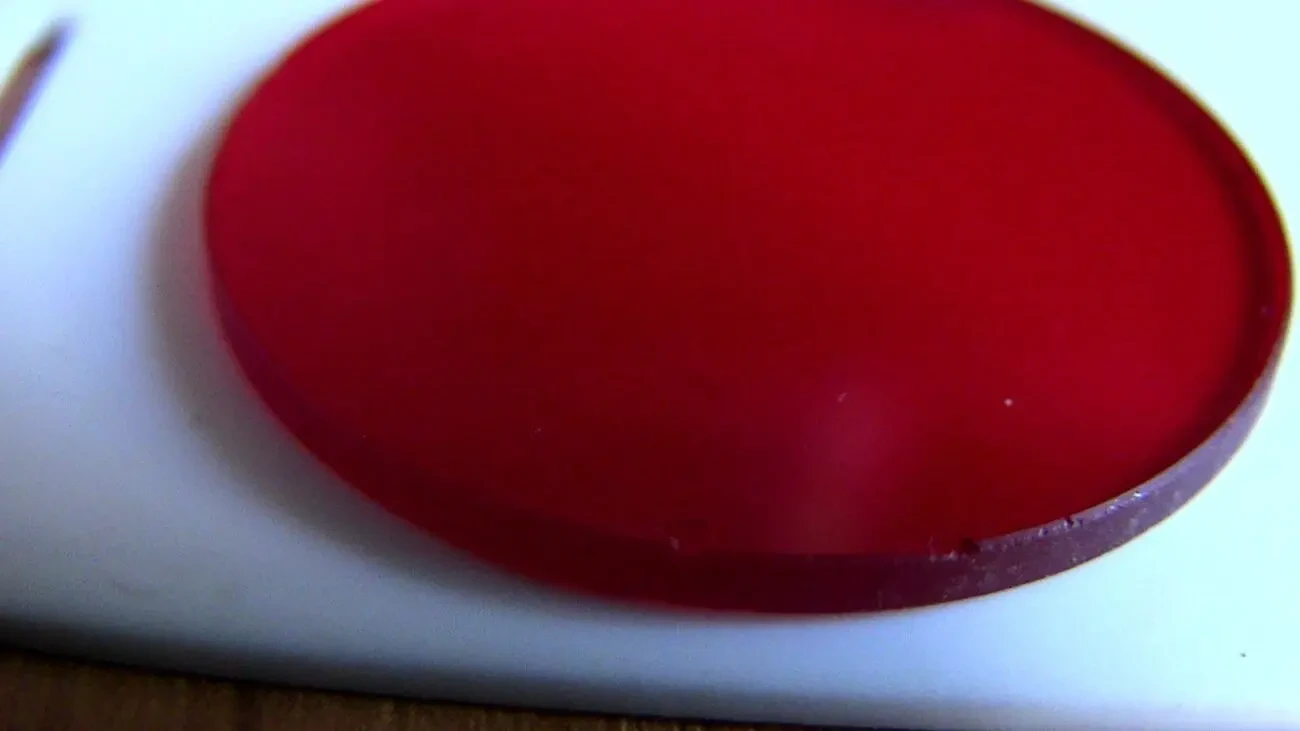 Светофильтр Red Стекло красное круглое 38мм х 2мм 6