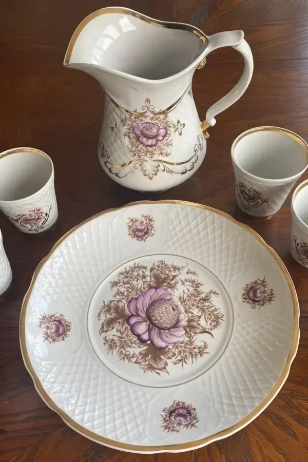 Набор для напитков Цветы 8 предметов Коростень 5