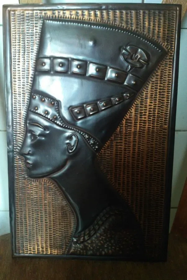 Чеканка    Нефертити   1978г. 4