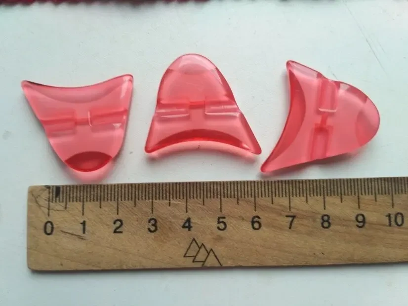 Пуговицы декоративные розово-коралловые 3 шт., брошка 5