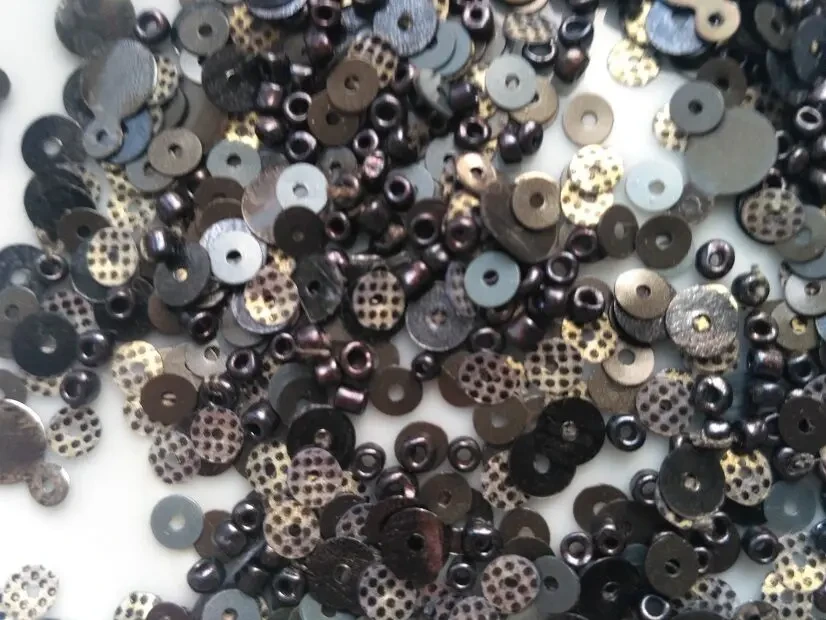 Бисер , пайетки разного цвета, набор For Hand Made, рукоделия, поделок 3