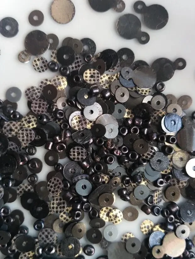 Бисер , пайетки разного цвета, набор For Hand Made, рукоделия, поделок 5