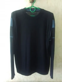 Мужской синий свитер.