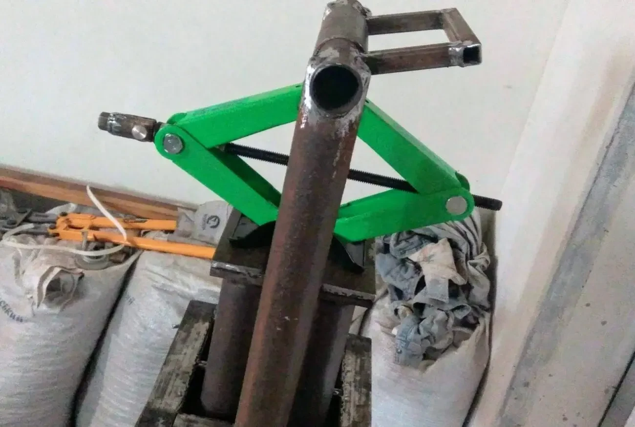 Прес для паливних брикетів (напівавтоматичний) саморобний 7