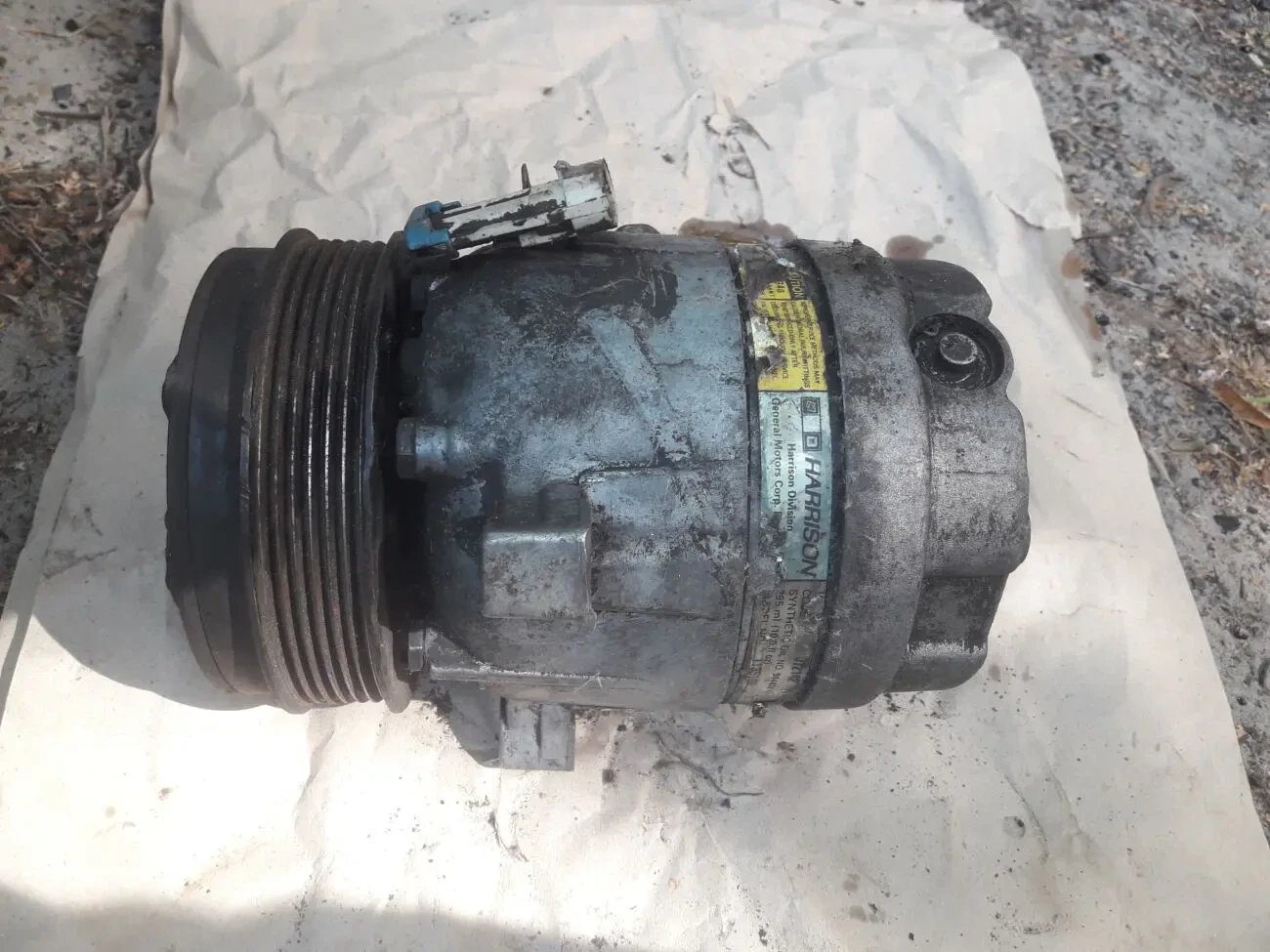 Компрессор кондиционера, Opel 7