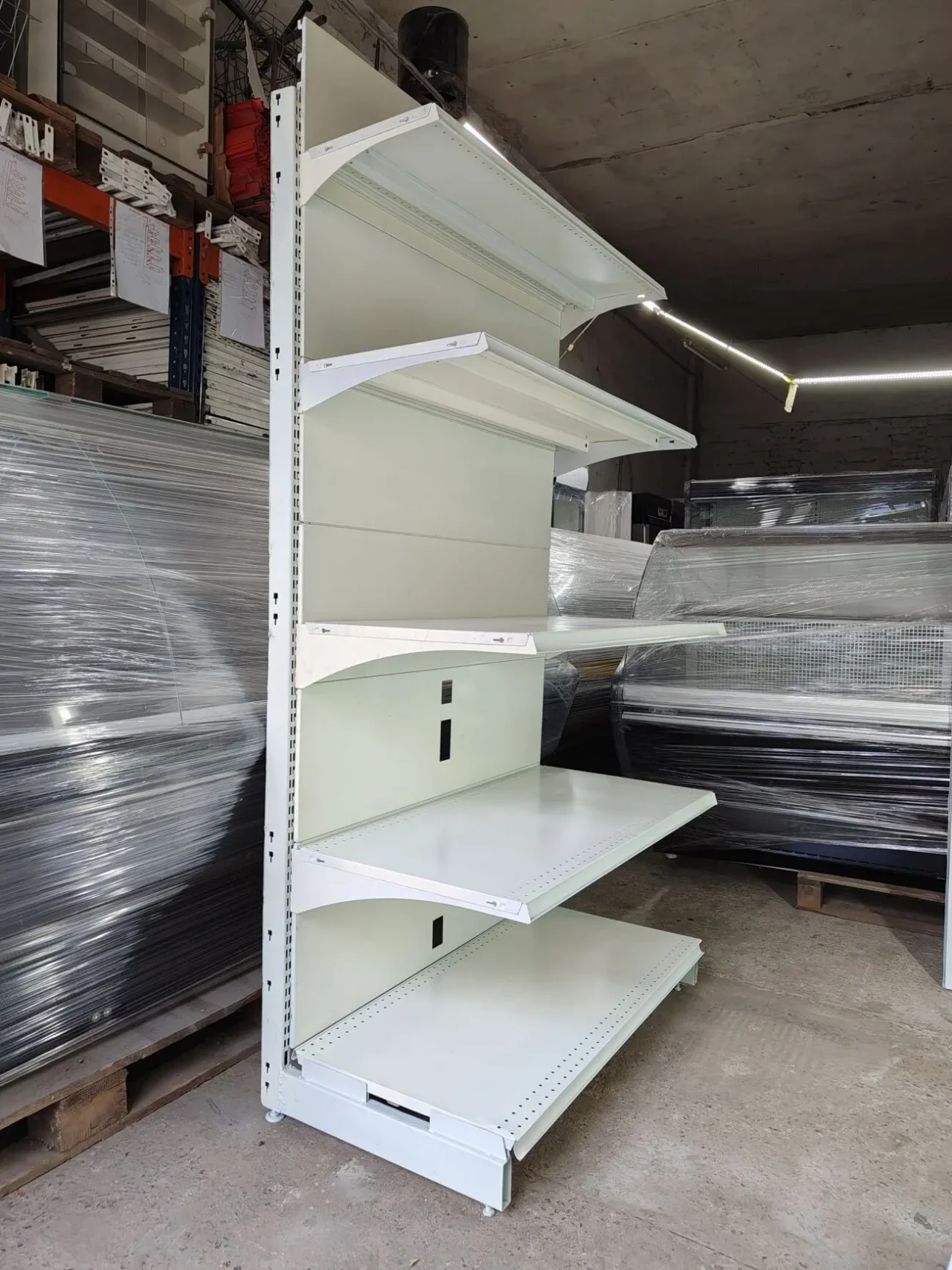 Стелажі торгові пристінні модерн 5,15 для магазину