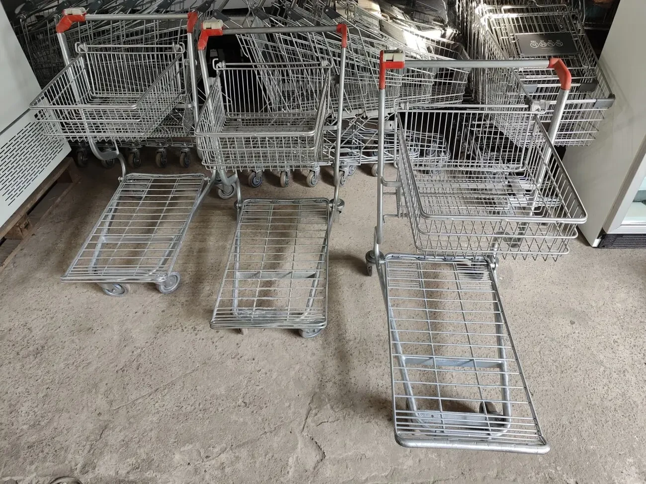 Вантажний візок із платформою, платформні візки вантажні 5