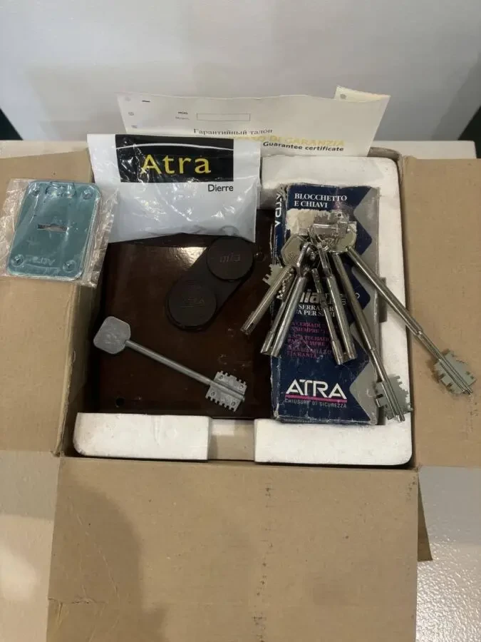 Замок накладний ATRA/АТРА 1021-4 ключ перекодировки MIA BLO 3210/5шт 2