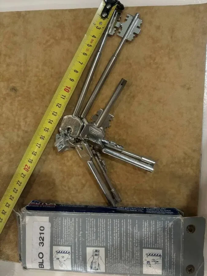 Замок накладний ATRA/АТРА 1021-4 ключ перекодировки MIA BLO 3210/5шт 7