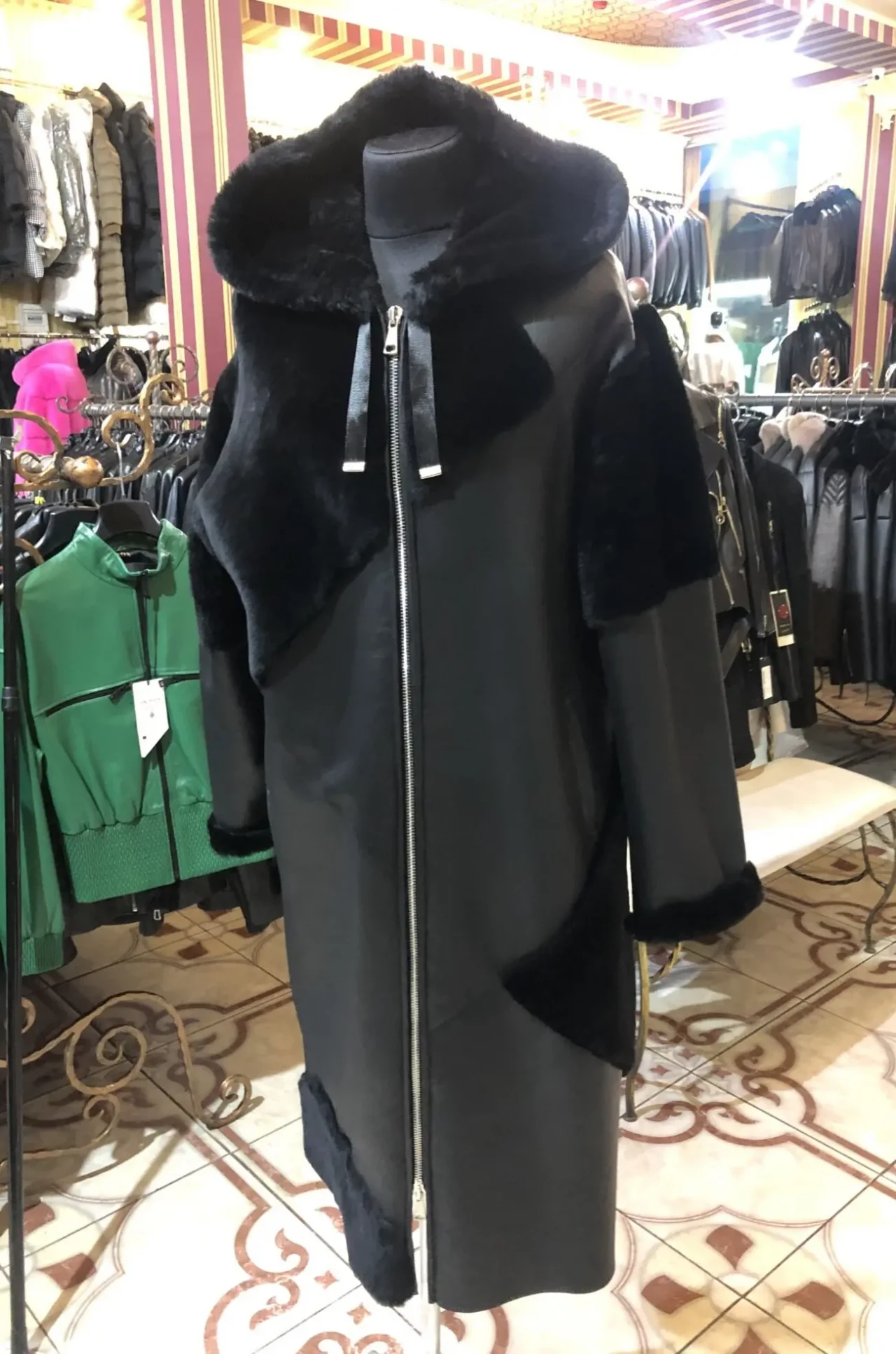 Акція!Сучасні натуральні довгі дублянки 2