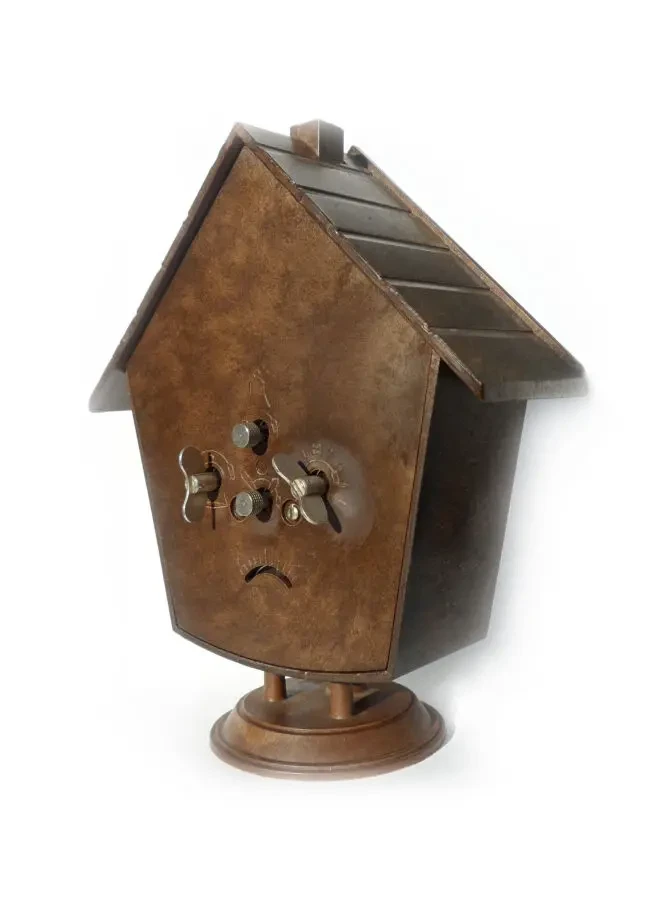 часы из СССР, ВИТЯЗЬ-ИЗБУШКА, будильник 80-х, механический. 6