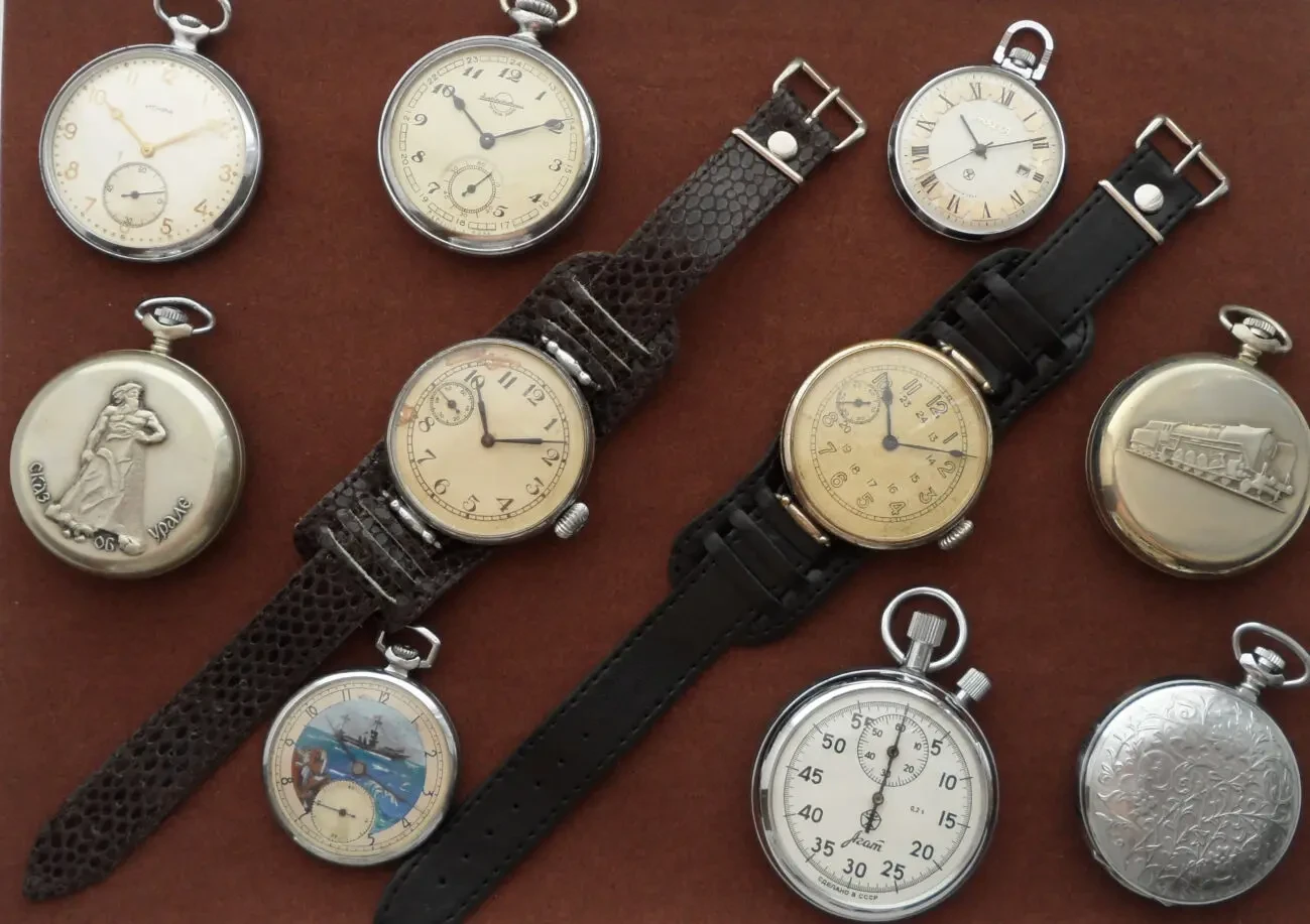 ЧАСЫ СДЕЛАННЫЕ в СССР, БОЛЬШОЙ ВЫБОР, мужские и карманные, женские и 8
