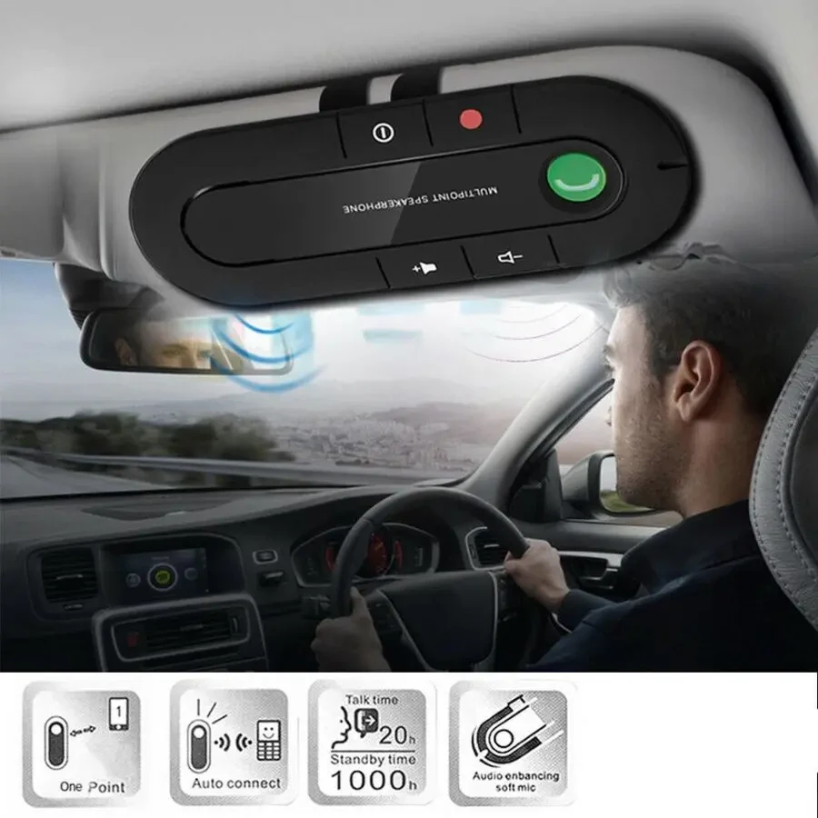 Новий автомобільний гучномовець bluetooth , вільні руки. 3