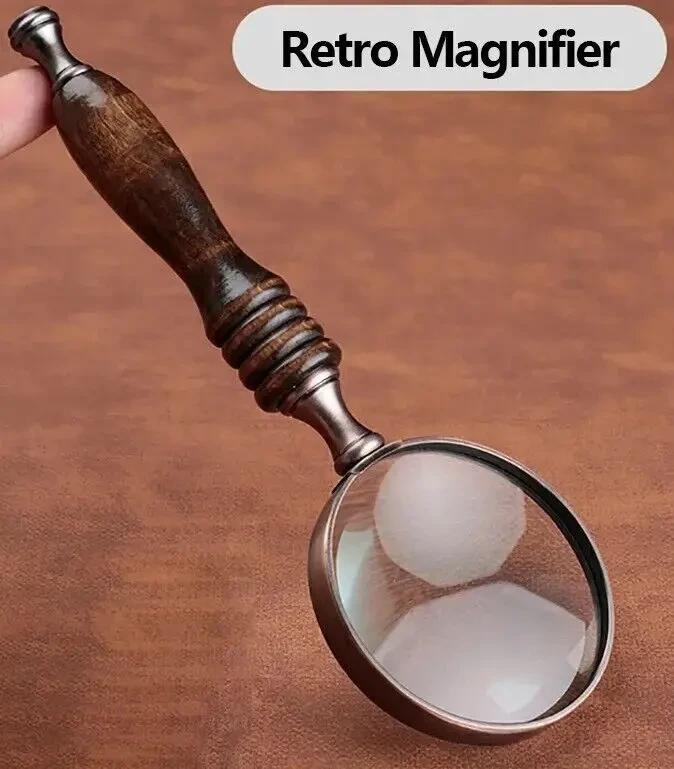 Увеличительное стекло (лупа) в подарочной коробке в стиле ретро 2