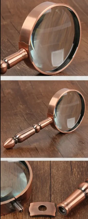 Увеличительное стекло (лупа) в подарочной коробке в стиле ретро 8