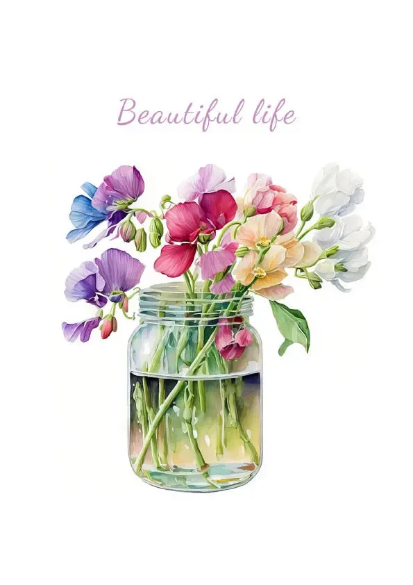 Красивые цветочные репродукции в интерьер 2